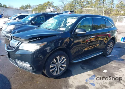 2015 Acura Mdx Technology Package из США, поврежденный, VIN 5FRYD4H49FB031228